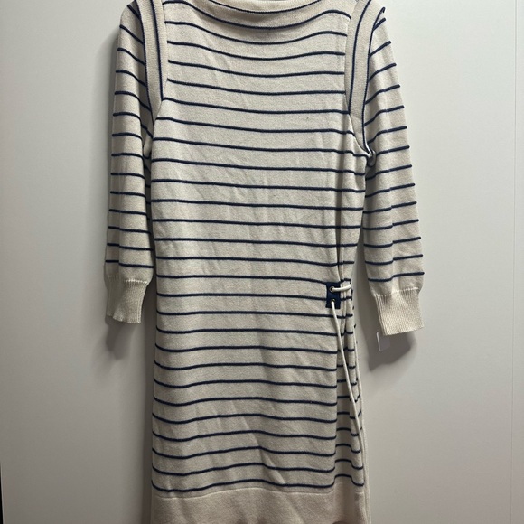 Marc By Marc Jacobs Navy and Cream Striped Dress - Picture 2 of 9